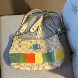 COACH, multicolor, gently used.